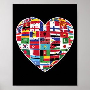 Poster Dia Mundial das Bandeiras