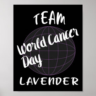 Poster Dia Mundial Do Cancer De Apoio Para As Mulheres