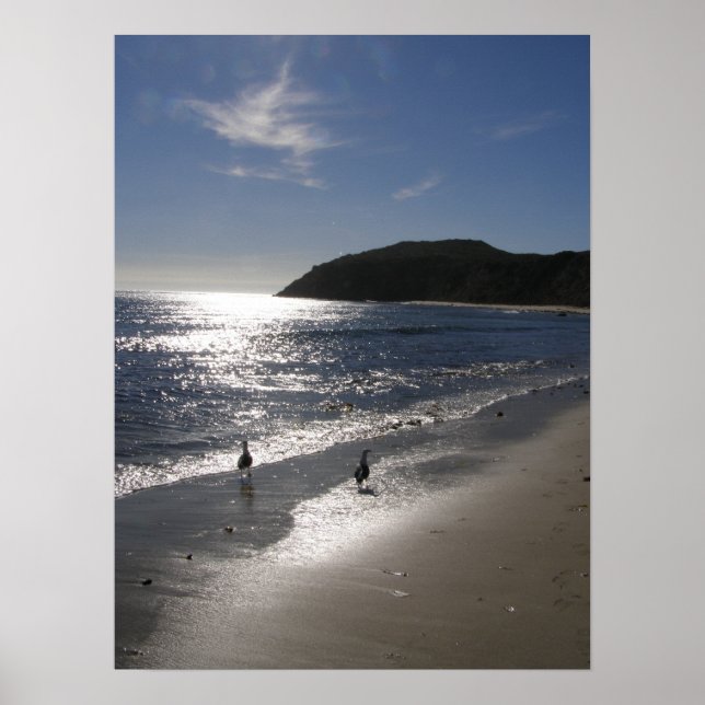 Pôster Dia na praia (Frente)