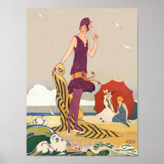 Pôster Dia na praia 1915