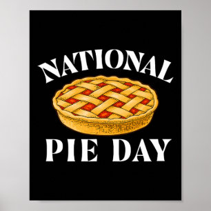 Poster Dia Nacional da Pizza - Pi Day Science Math Lover