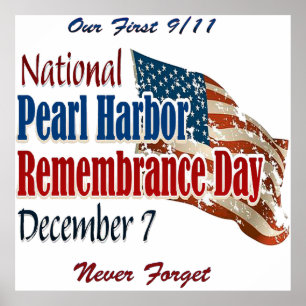 Pôster Dia nacional do Pearl Harbor