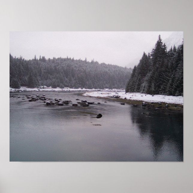 Poster Dia Nevado no Rio Chilkoot (Frente)