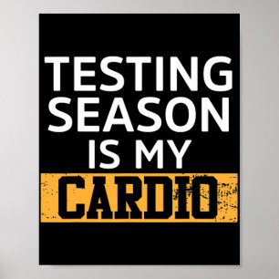 Poster Dia Para Professores A Testar A Época É O Meu Test