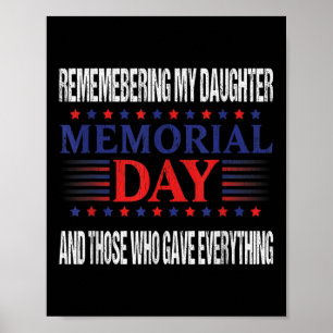 Poster Dia Patriótico da Memória Filha Caída 