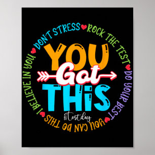 Poster Dia Rock O Dia De Testes Do Professor Que Você Tev