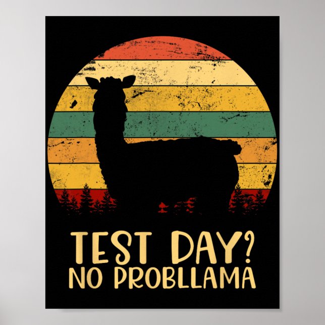 Poster Dia Sem Problema Professora Silhouette Gradua (Frente)