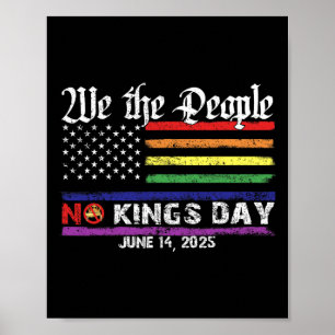 Poster Dia Sem Reis 14 de junho Protesto Tee 2025 Sem Rei