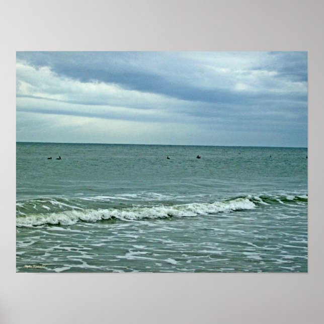 Poster Dia Sunny na Praia! (Frente)