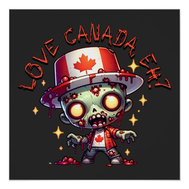 Pôster Dia Zombie Canadá (Frente)