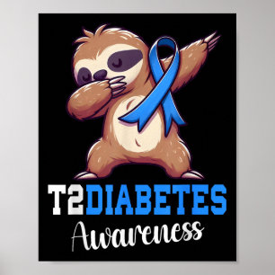 Poster Diabetes Leves Sensibilização Tipo 2 Diabetes B