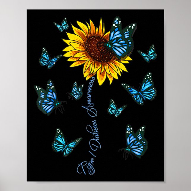 Poster Diabetes Tipo 1 Sensibilização Diabetes Juvenis Re (Frente)