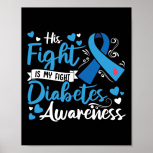 Poster Diabetes Tipo 1 Sua Luta É Minha Luta Contra Diabe