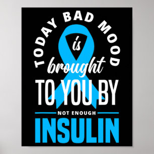 Poster Diabetes Tipo Um Diabetes T1D Diabetes Divertidos