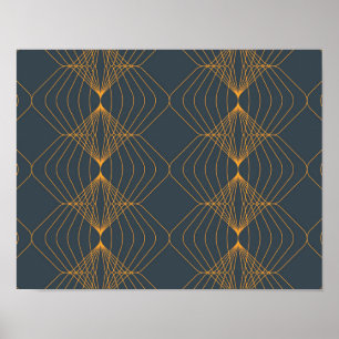 Poster Diagrama gráfico geométrico, elegante e simples