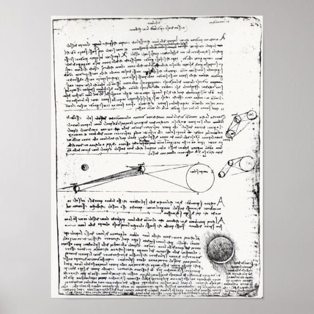Pôster Diagramas astronômicos (Frente)