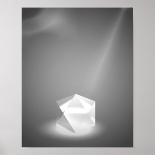 Poster Diamante branco