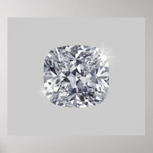 Pôster Diamante moldado