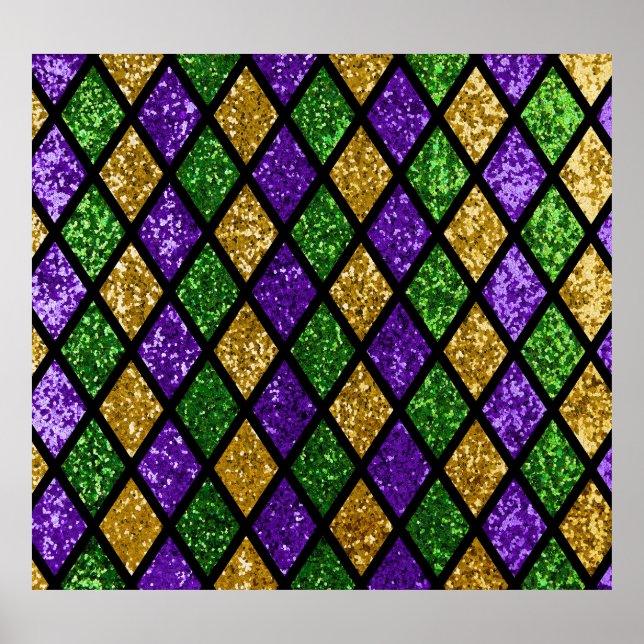 Poster Diamantes de penetra, diamantes festivos (Frente)