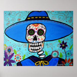 PÔSTER DIÂMETRO DE LOS MUERTOS MARIACHI