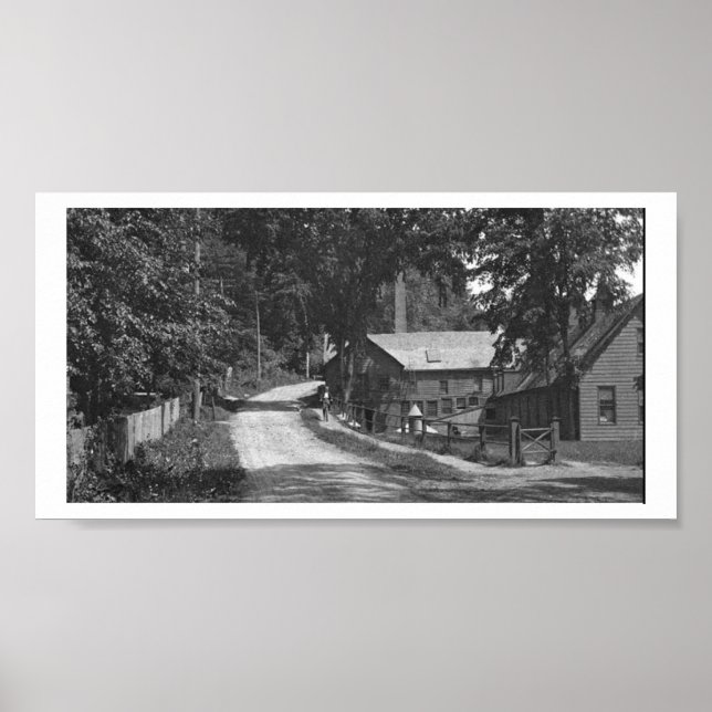 Poster Diamond Mills Paper Co. Millburn NJ (Frente)