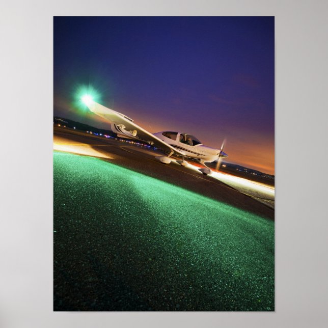 Pôster Diamond Night Flight (Frente)