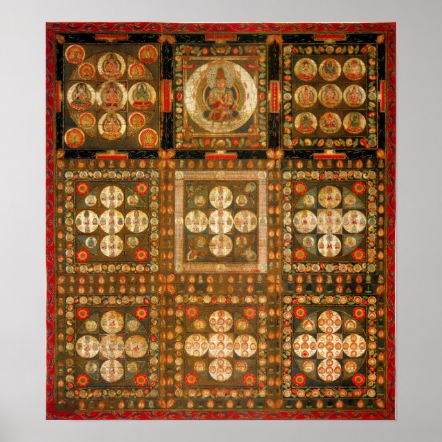 Poster Diamond Realm Mandala (Frente)