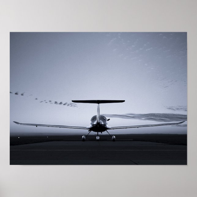 Pôster Diamond Sunset Silhouette (Frente)