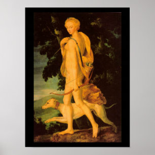 Pôster Diana As Huntress Reproduction