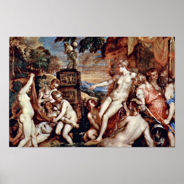 Poster Diana E Callisto Por Tizian (Melhor Qualidade) (Frente)