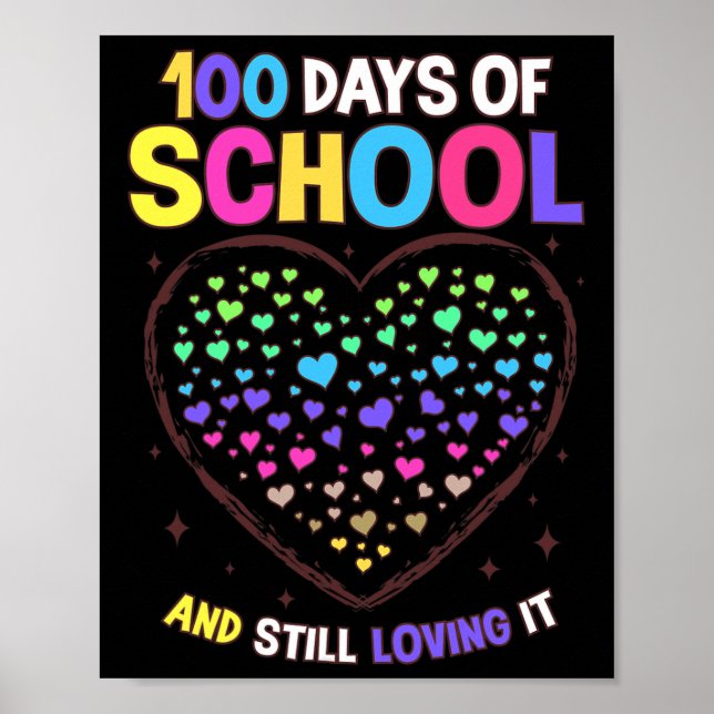 Poster Dias Da Escola 100.º Dia De Professores Estudantes (Frente)