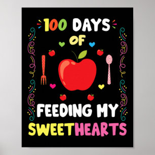 Poster Dias De Almoço Da Escola Citação De Dama Para Almo