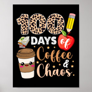 Poster Dias De Café 100º Dia De Professores Escolares