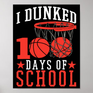 Poster Dias De Crianças De Basquete Na Escola