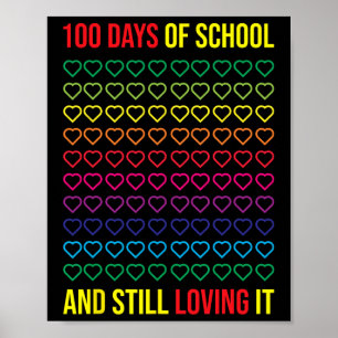 Poster Dias De Escola E Ainda A Adorando 100 Dias De Sch