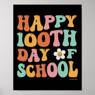 Poster Dias De Escola Para Estudante De Professores Retro