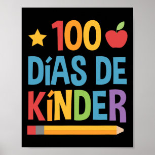 Poster Dias de Kinder - Espanhol