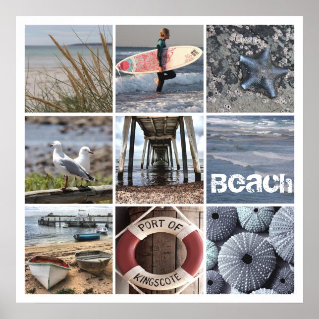 Pôster Dias de Praia (Frente)