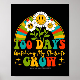 Poster Dias De Professora Escolar 100 Dias Assistindo Meu