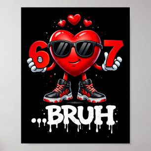 Poster Dias de São Valentim Divertidos 67 Sorvete Meme Se