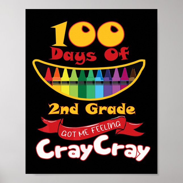 Poster Dias De segundo Me Fez Sentir Cray Cray (Frente)
