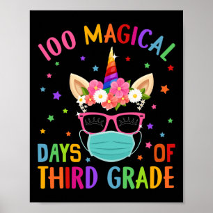 Poster Dias Mágicos De Máscara De Unicórnio Do Terceiro G