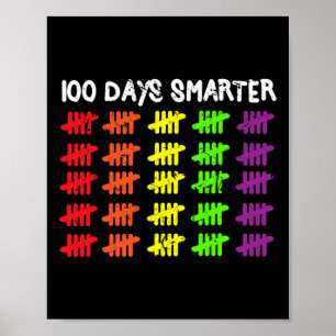 Poster Dias Mais Inteligentes Contando Pontos De Hash Dia