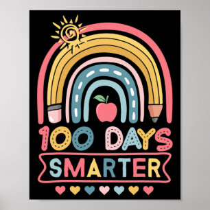 Poster Dias Mais Inteligentes Do 100º Dia Das Meninas Pro