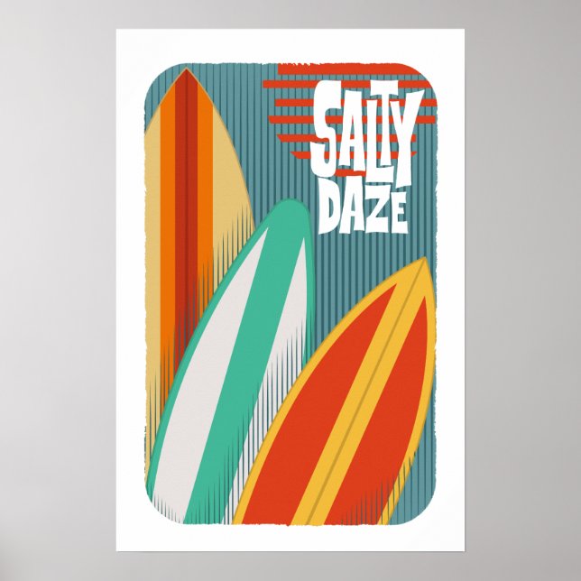 Poster Dias Salgados de Surf (Frente)