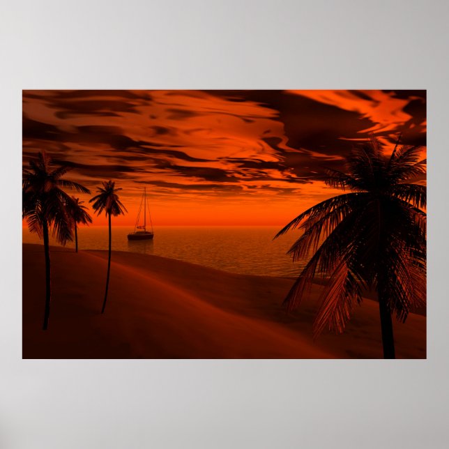 Pôster Dias Tropicais (Frente)