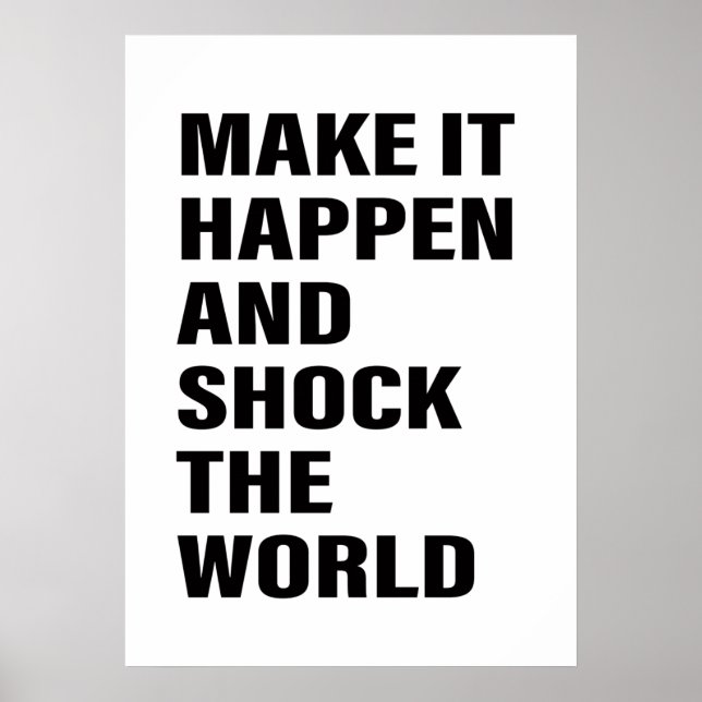 Poster Dicas de Sucesso de Arte de Citação Dicas de Vida  (Frente)