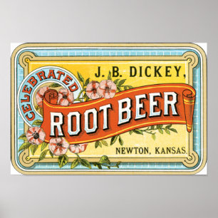 Pôster Dickey Root Beer