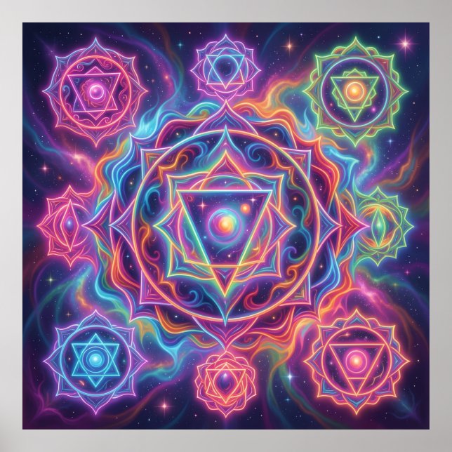 Poster Die 7 Chakren´10 (Frente)