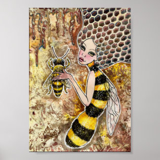 Poster Die Bienenkönigin